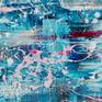 Detail THE SEA IS ALWAYS THERE FOR ME - Sea painting female nude 100 x 100 cm Oswin Gesselli
