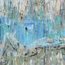 FREEDOM - Female nude & nature - 100 x 200 cm - Oswin Gesselli Painting
