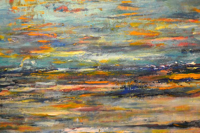 Original Expressionism Landscape Painting by Mishelle Ramos De Los Santos