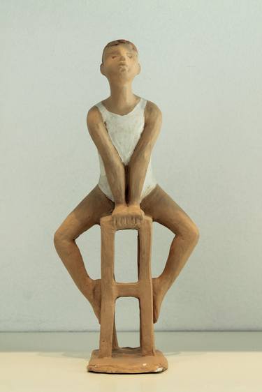 Boy on a chair by Vittoria Cusatelli thumb