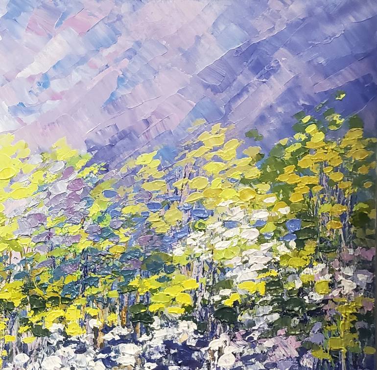 Original Impressionism Landscape Painting by Tatiana Iliina
