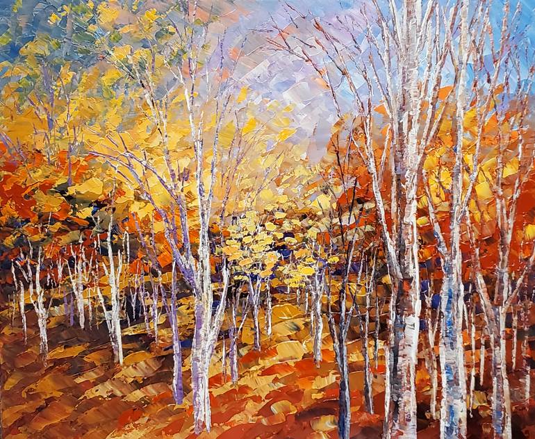 Original Impressionism Landscape Paintings by Tatiana Iliina