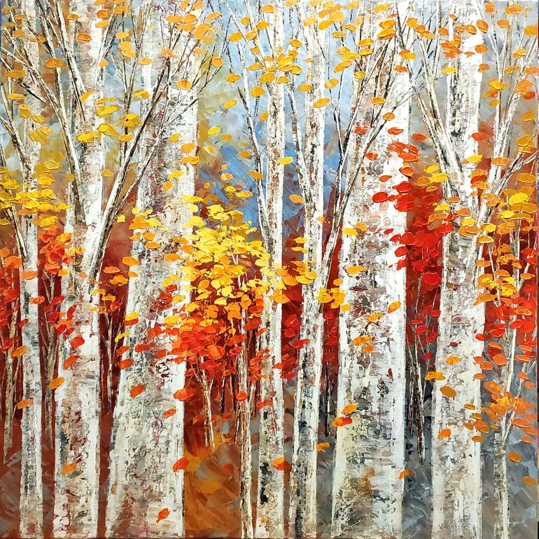 Print of Impressionism Landscape Paintings by Tatiana Iliina