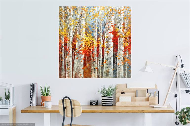 Original Impressionism Landscape Painting by Tatiana Iliina