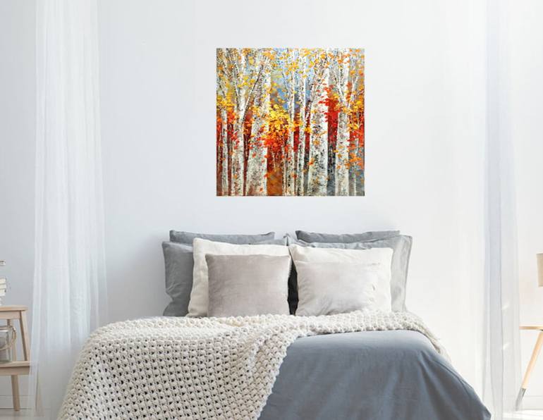 Original Impressionism Landscape Painting by Tatiana Iliina