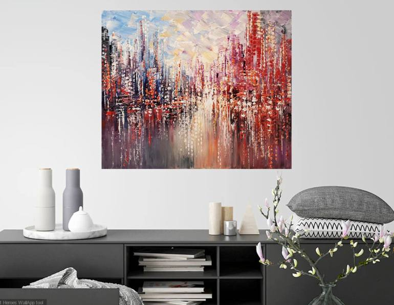 Original Impressionism Cities Painting by Tatiana Iliina