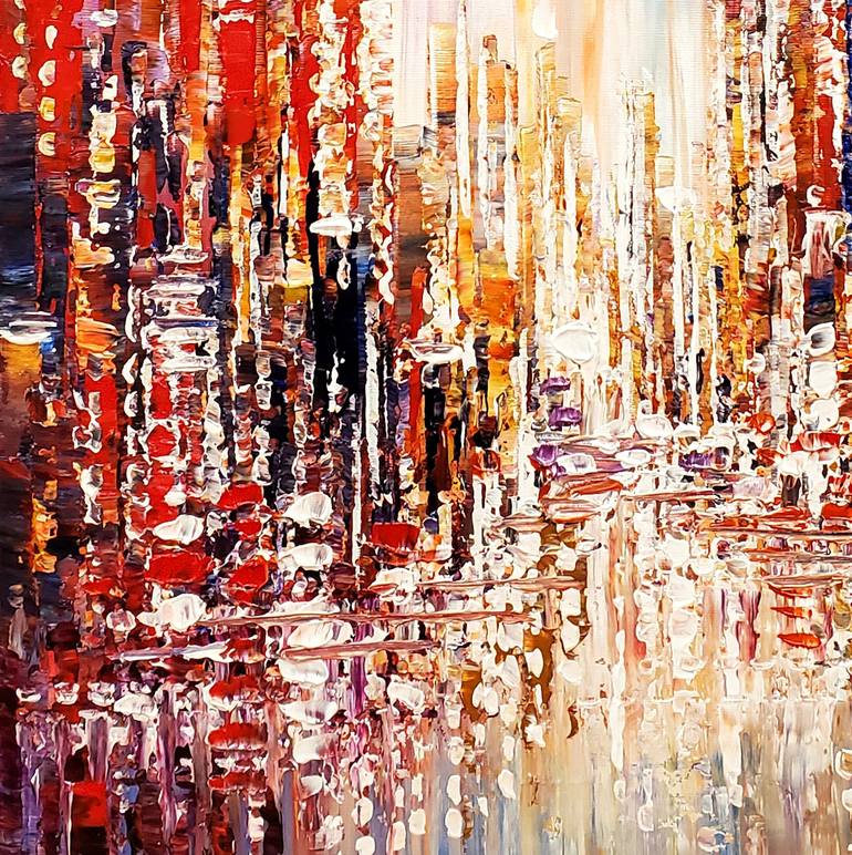 Original Impressionism Cities Painting by Tatiana Iliina