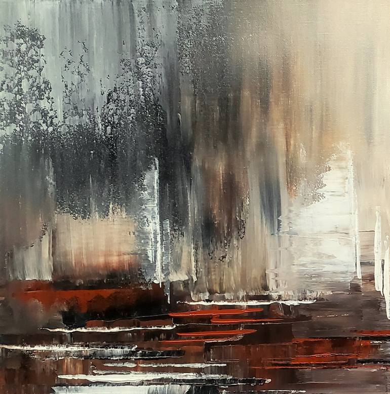 Original Abstract Expressionism Abstract Painting by Tatiana Iliina