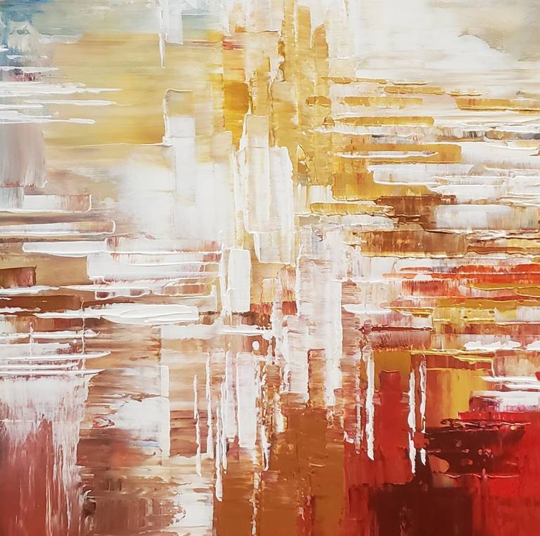 Original Fine Art Abstract Painting by Tatiana Iliina