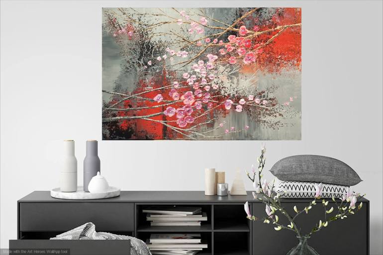 Original Floral Painting by Tatiana Iliina