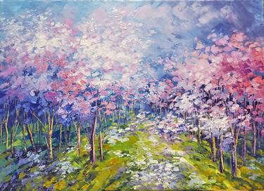 Original Impressionism Landscape Paintings by Tatiana Iliina