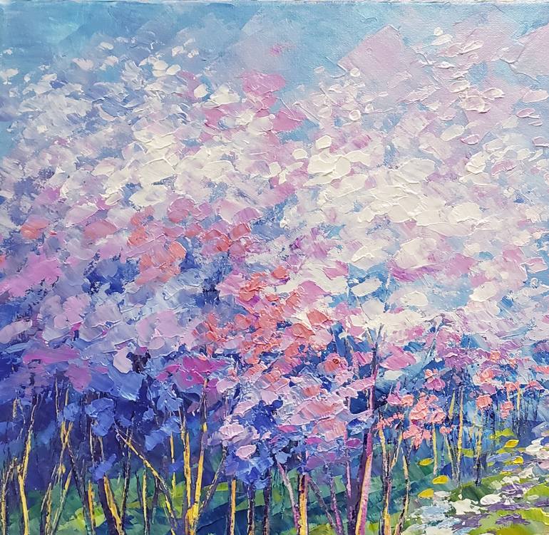 Original Impressionism Landscape Painting by Tatiana Iliina