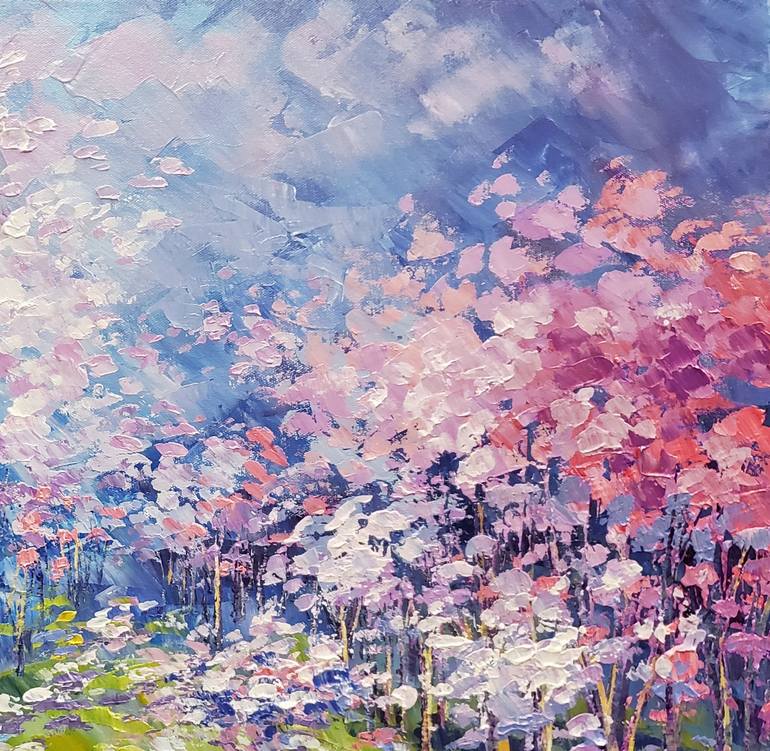 Original Impressionism Landscape Painting by Tatiana Iliina