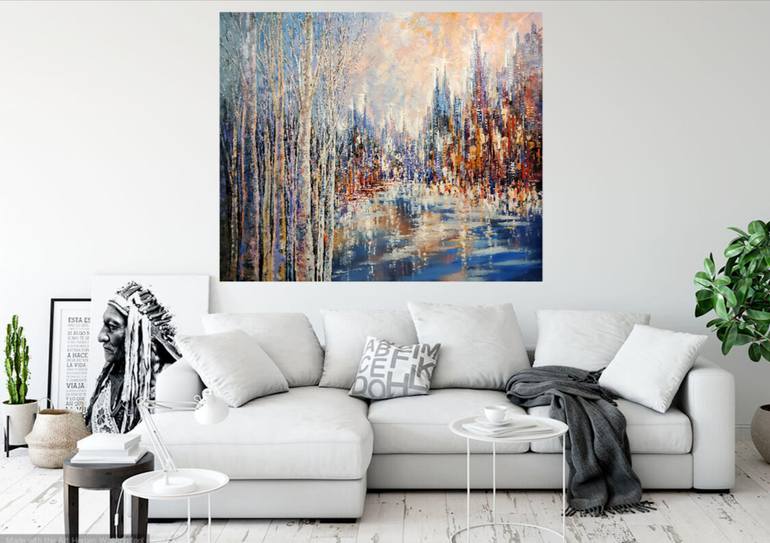 Original Impressionism Cities Painting by Tatiana Iliina