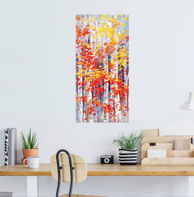 Original Impressionism Landscape Painting by Tatiana Iliina