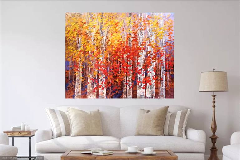 Original Impressionism Landscape Painting by Tatiana Iliina