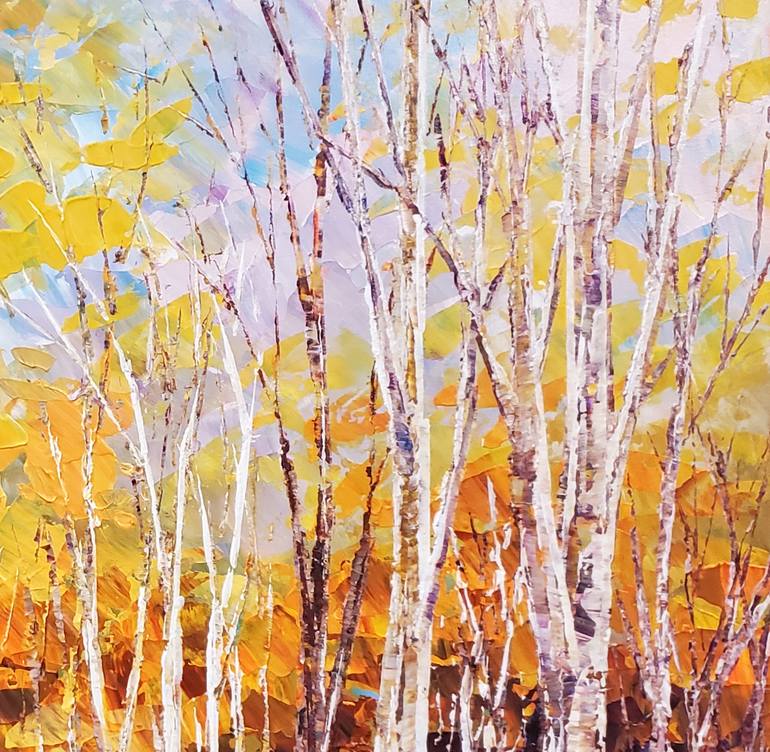 Original Impressionism Landscape Painting by Tatiana Iliina