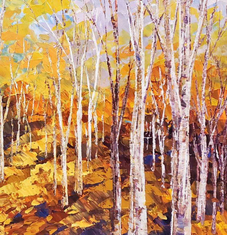 Original Impressionism Landscape Painting by Tatiana Iliina