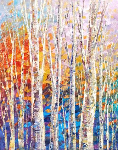 Original Impressionism Landscape Paintings by Tatiana Iliina