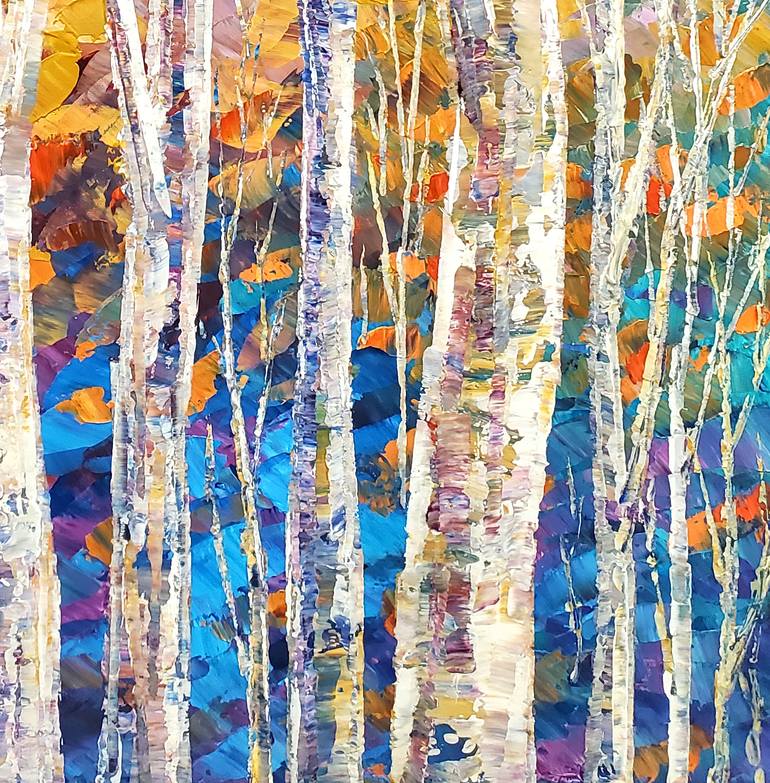 Original Impressionism Landscape Painting by Tatiana Iliina