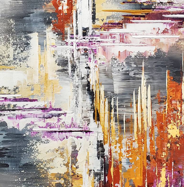 Original Abstract Expressionism Abstract Painting by Tatiana Iliina