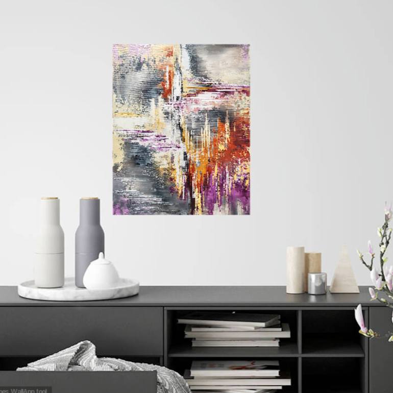 Original Abstract Expressionism Abstract Painting by Tatiana Iliina