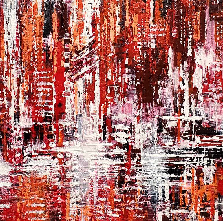 Original Impressionism Cities Painting by Tatiana Iliina