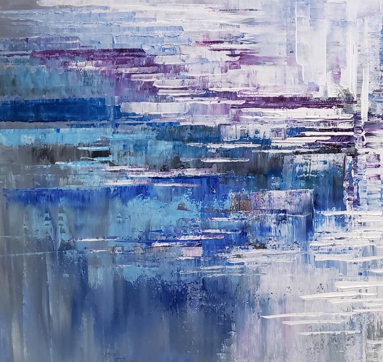 Original Abstract Expressionism Abstract Painting by Tatiana Iliina