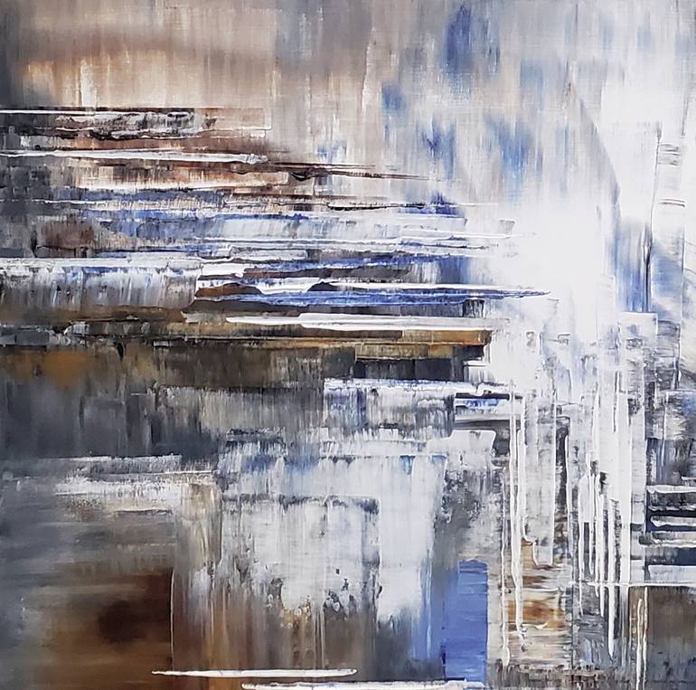 Original Abstract Expressionism Abstract Painting by Tatiana Iliina