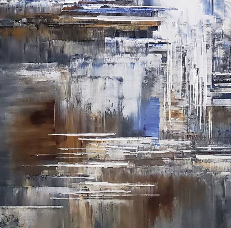 Original Abstract Expressionism Abstract Painting by Tatiana Iliina