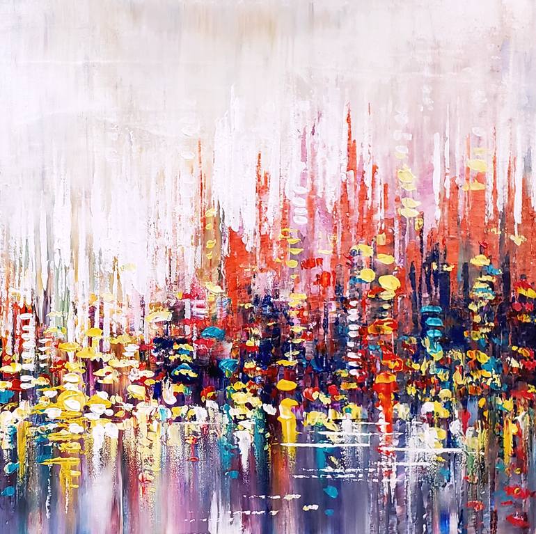 Original Impressionism Cities Painting by Tatiana Iliina