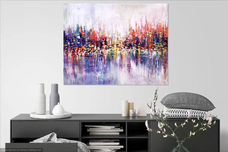 Original Impressionism Cities Painting by Tatiana Iliina