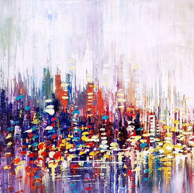 Original Impressionism Cities Painting by Tatiana Iliina