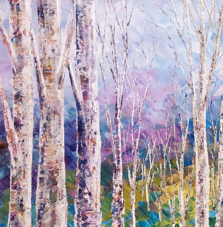 Original Impressionism Landscape Painting by Tatiana Iliina