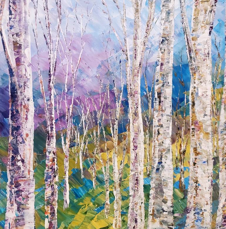 Original Impressionism Landscape Painting by Tatiana Iliina