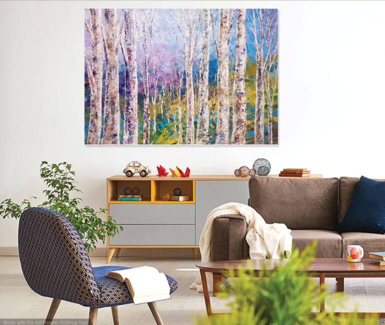 Original Impressionism Landscape Painting by Tatiana Iliina