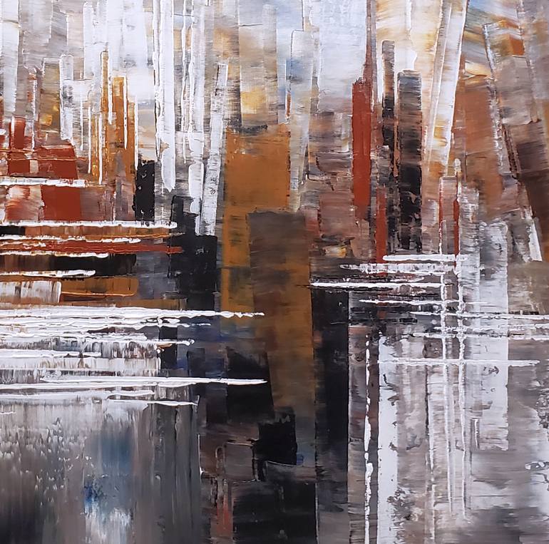 Original Abstract Expressionism Abstract Painting by Tatiana Iliina