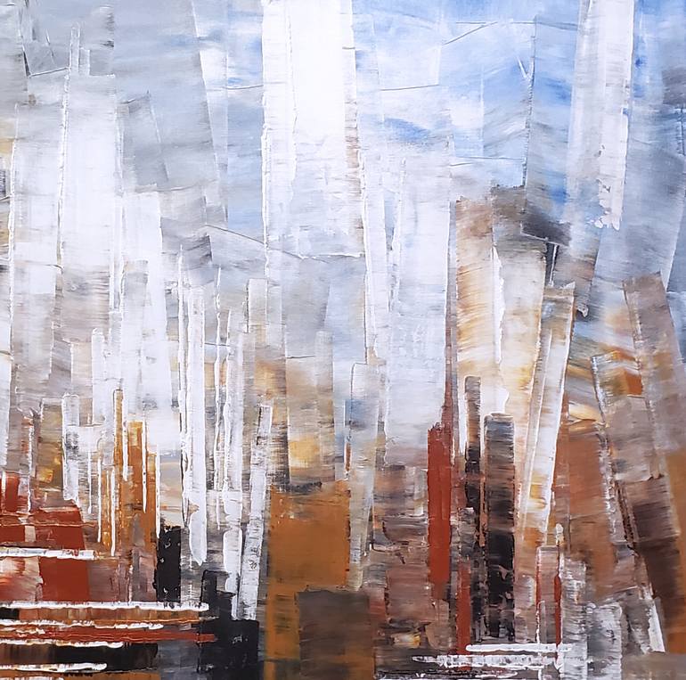 Original Abstract Expressionism Abstract Painting by Tatiana Iliina