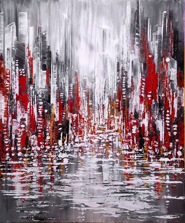 Original Impressionism Cities Painting by Tatiana Iliina