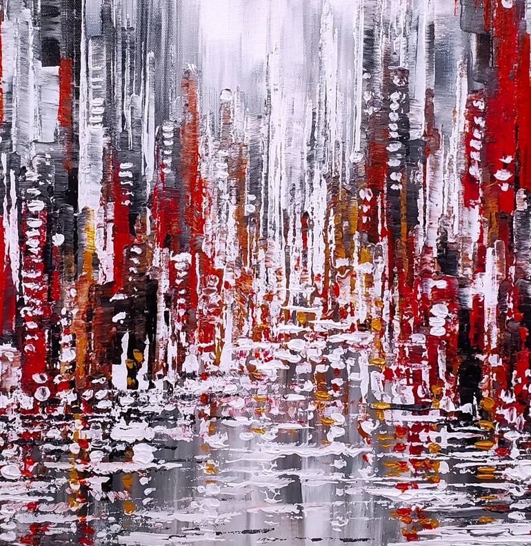 Original Impressionism Cities Painting by Tatiana Iliina