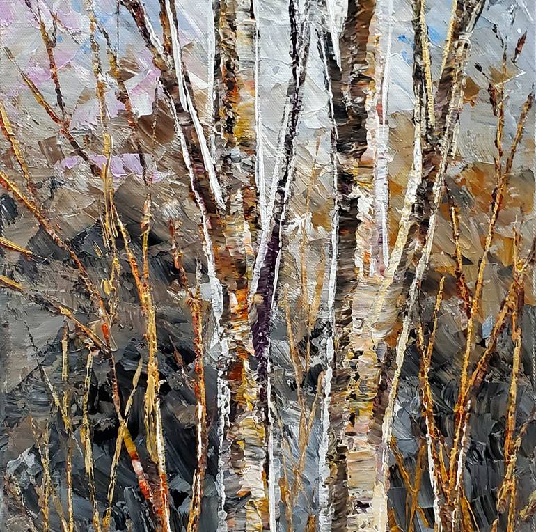 Original Impressionism Landscape Painting by Tatiana Iliina