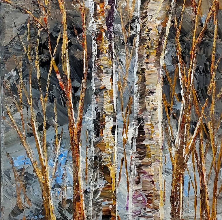 Original Impressionism Landscape Painting by Tatiana Iliina