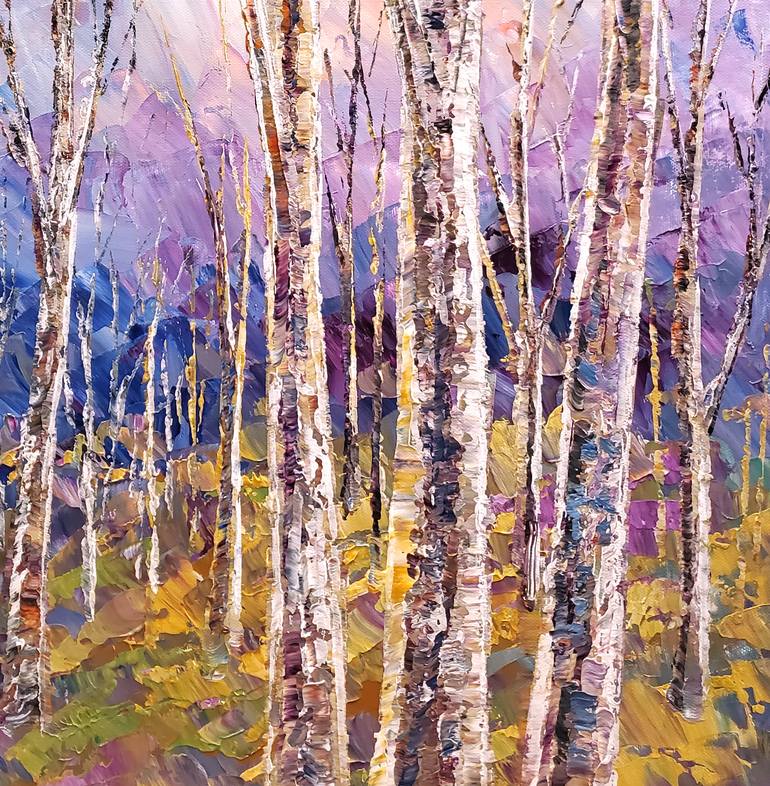 Original Impressionism Landscape Painting by Tatiana Iliina