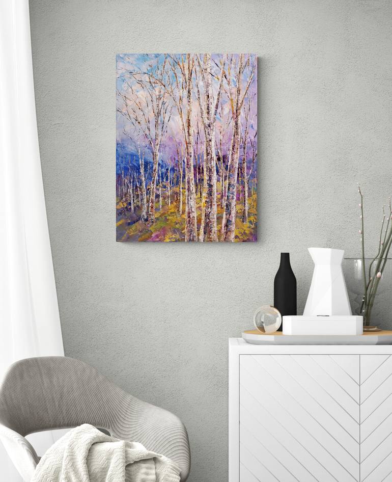 Original Impressionism Landscape Painting by Tatiana Iliina