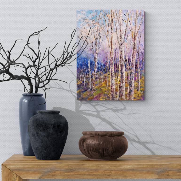 Original Impressionism Landscape Painting by Tatiana Iliina