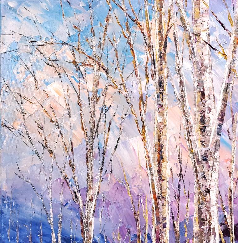 Original Impressionism Landscape Painting by Tatiana Iliina