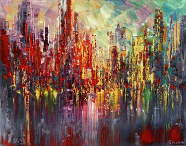 Print of Fine Art Cities Paintings by Tatiana Iliina