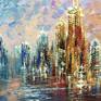 This painting is currently on exhibition.

Original Palette knife Cityscape Painting.

Sides of the canvas are painted black and can hung with or without frame.
Protective coat of satin varnish applied.
The painting is signed on the front and the back and delivered directly from my studio.
Certificate of authenticity is provided.