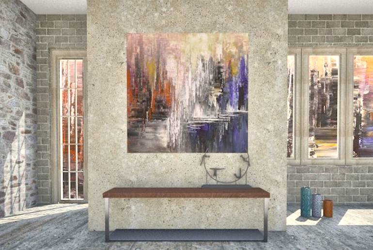 Original Abstract Expressionism Abstract Painting by Tatiana Iliina