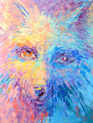 Original Abstract Expressionism Animal Paintings by Tatiana Iliina